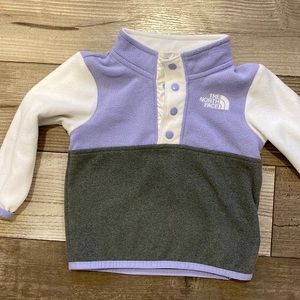 North face fleece sweatshirt